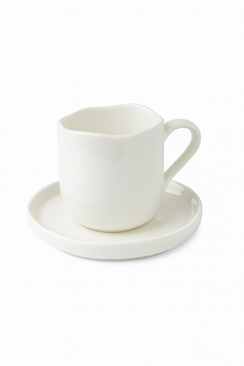 Almina – Espressokopjes Set “Diva” – 12-delig – Keramiek – Voor Koffie, Cappuccino & Thee