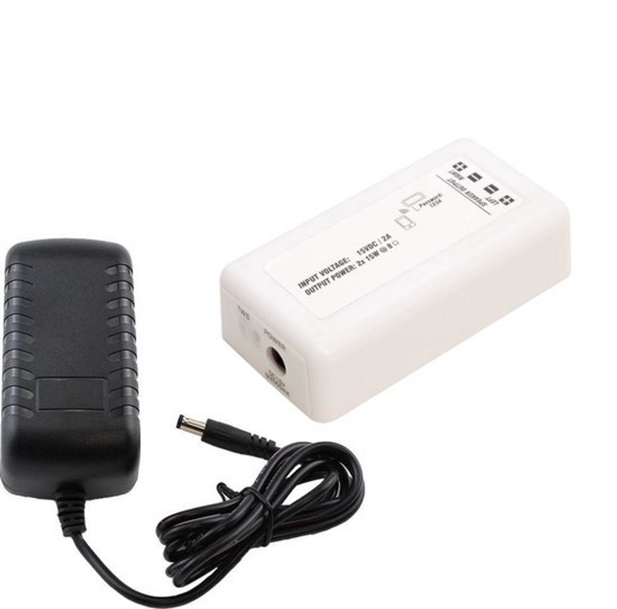 E-Audio B431ABL - Stereo micro versterker - Bluetooth 5.0 - 2x15 Watt