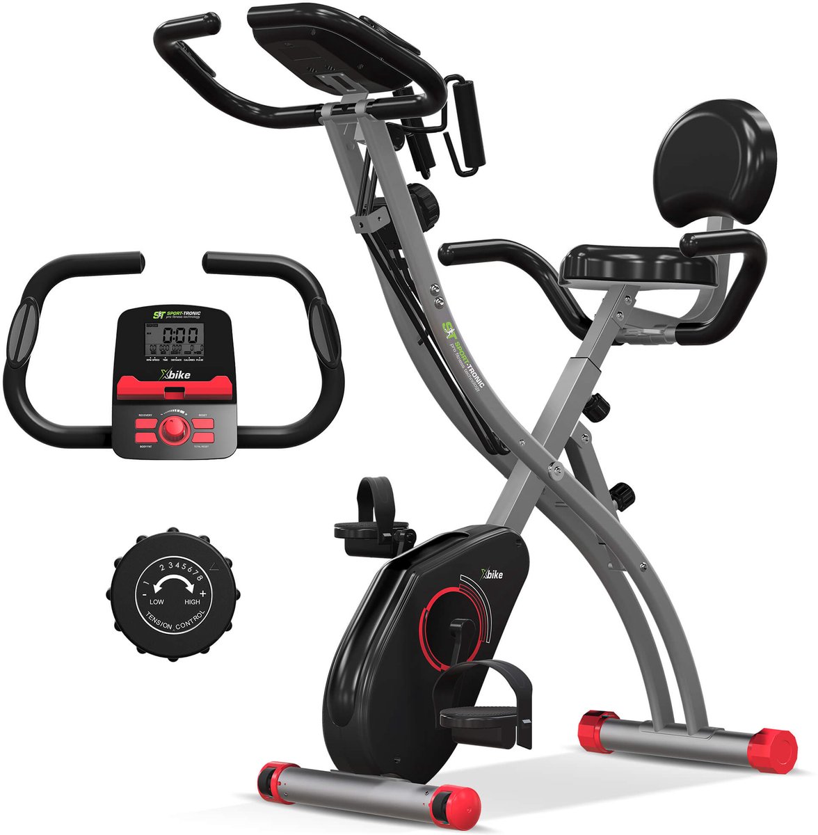 SportTronic X6 Hometrainer - Inklapbare fitnessfiets -