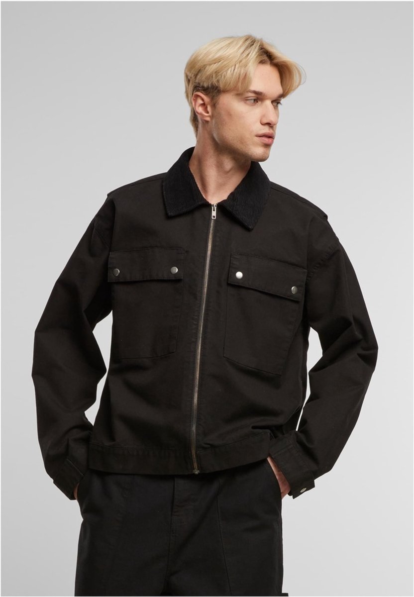 Urban Classics Workwear Cotton Jacket 5XL Zwart