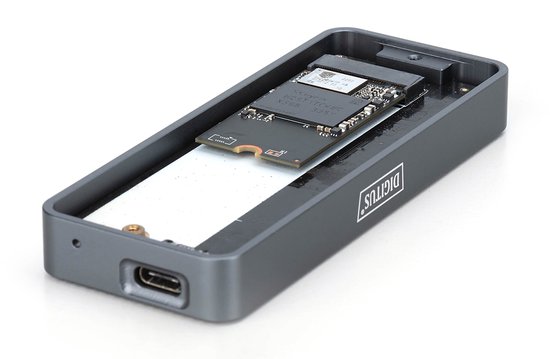 Digitus DA-71157 M.2 SSD-behuizing USB-C 3.2 Gen 2x2 20 GBit/s M.2 PCIe NVMe 2230, 2242, 2260, 2280 DA-71157 van Digitus — afbeelding 5
