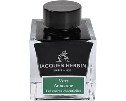 Jacques Herbin - Inktfles Essentielles - Vert Amazone - 50 ml - Groen