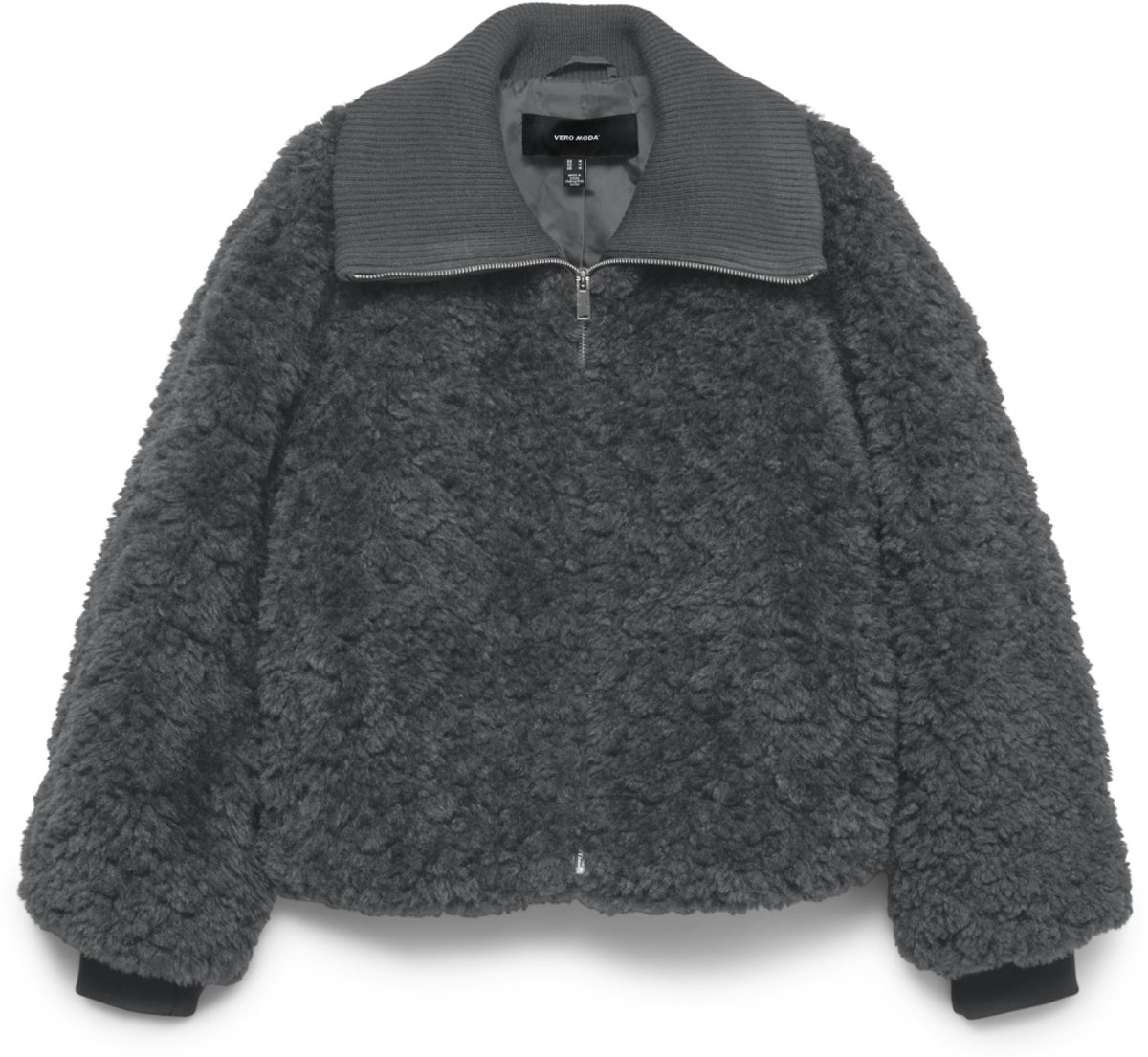 Vero Moda Jas Vmella Short Jacket 10336488 Asphalt Dames Maat - XL