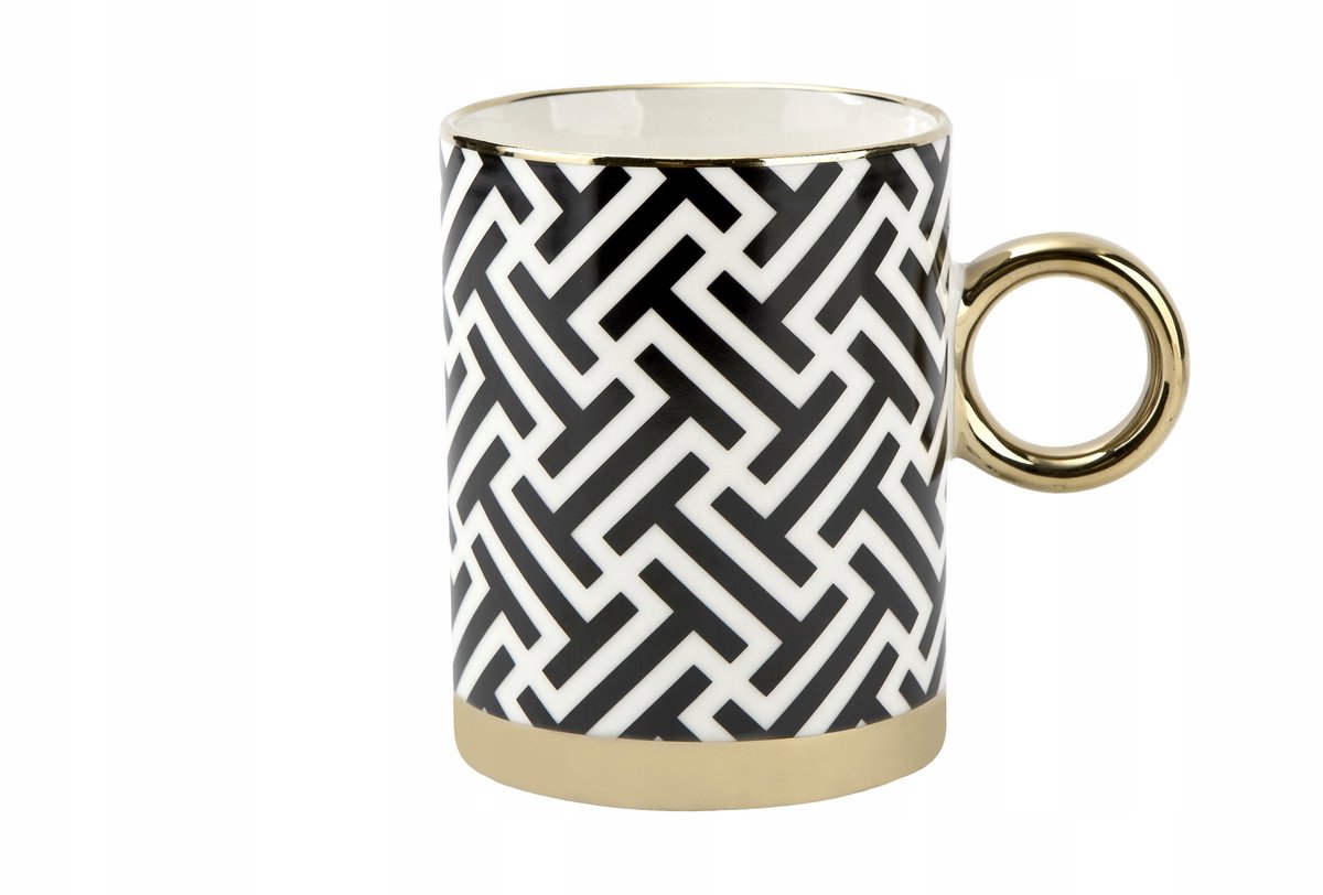 Gold Dream porseleinen mok 350 ml - Elegant design met gouden accent