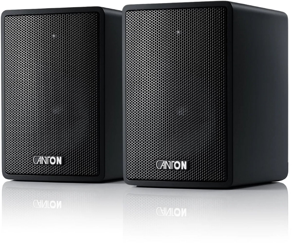 Canton Plus MX.3 Luidsprekers – Universele Compacte Boxen - Satelliet Luidsprekers – Zwart (per paar – 2 stuks)