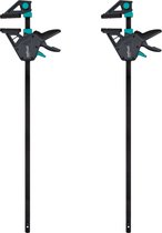 wolfcraft - 2 Serre-joints de colle PRO MAX - 700 mm - 8667060
