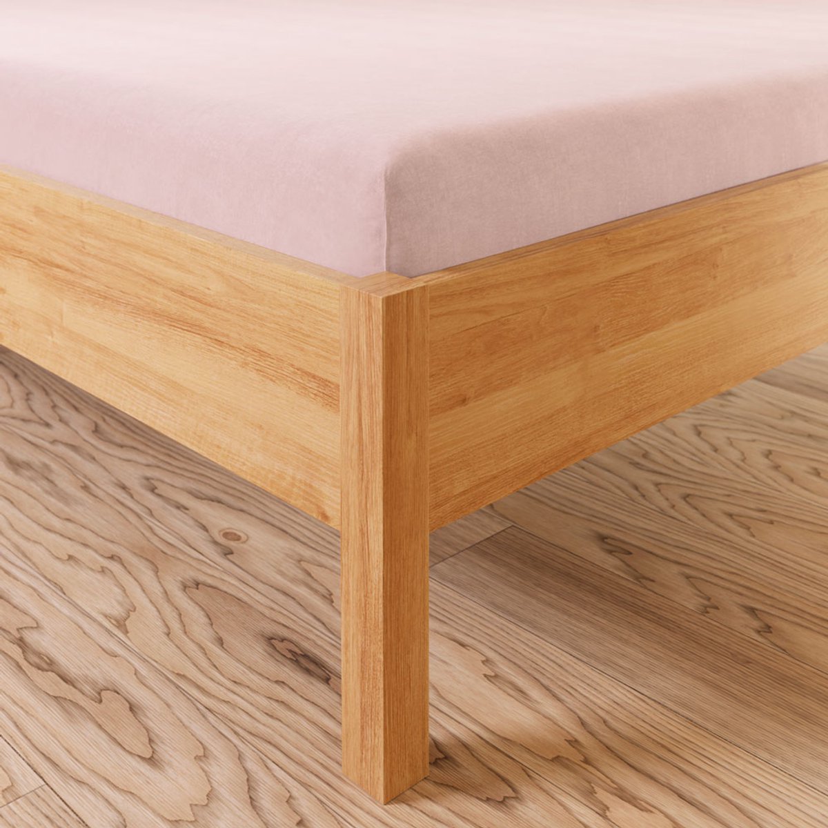 Jersey Hoeslaken DREAMY PREMIUM 180x200cm Lichtroze Katoen