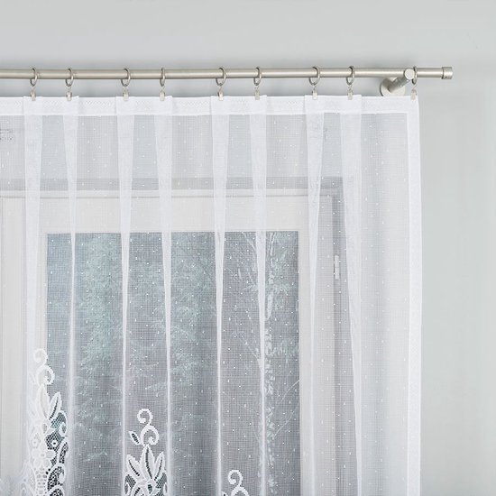 Markizeta BERENIKA - Kant-en-klare Jacquard Gordijn - Wit - 330x140 cm - Decoratief en Elegant van Markizeta — afbeelding 4
