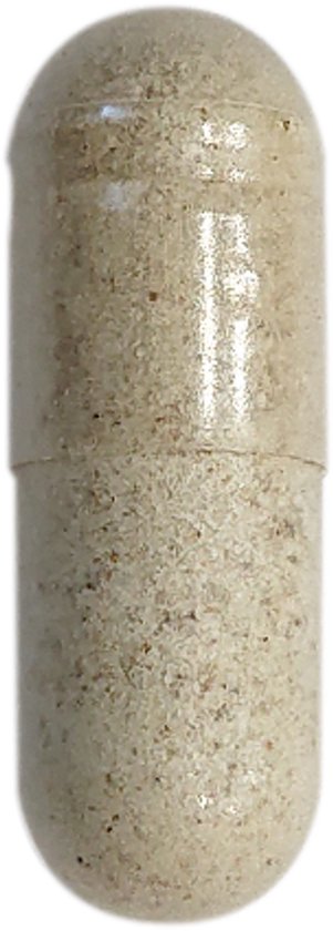 Eén lichtgrijze capsule met spikkels, voor de Multi Advanced formule.
