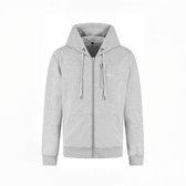 Wahrm Verwarmde Hoodie met Rits Dames en Heren – Oplaadbaar met 10.000 mAh Powerbank – 3 Warmtestanden – Katoen – Wasbaar – Grijs Melange – Maat M