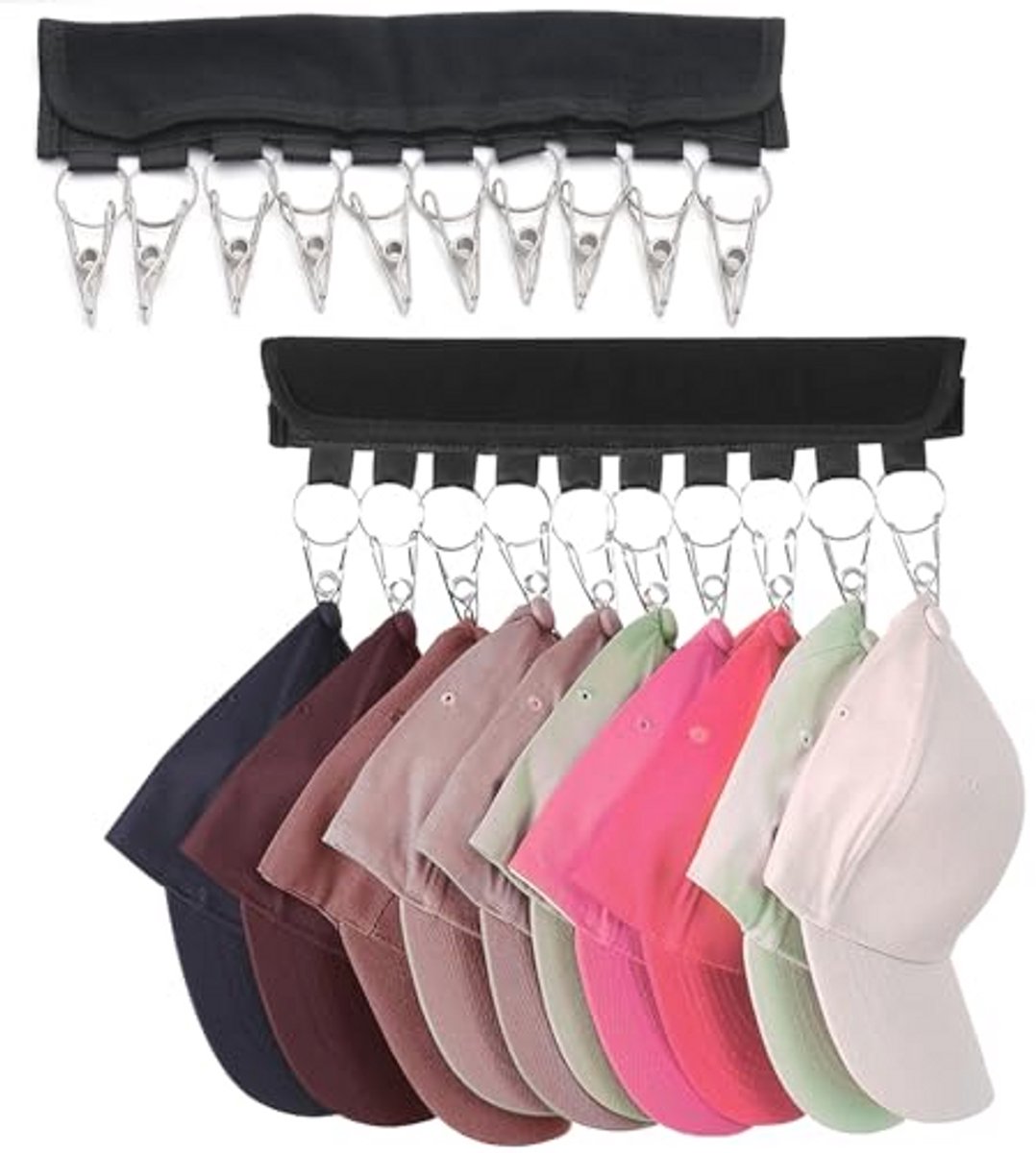 Hoed Organizer Houder voor Hanger - Ruimtebesparing en Opbergtips