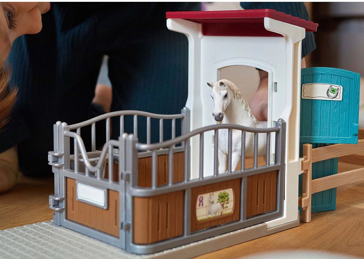 schleich HORSE CLUB - Paardenbox - Speelfigurenset - Kinderspeelgoed voor Jongens en Meisjes - 5 tot 12 jaar - 42569 — afbeelding 7