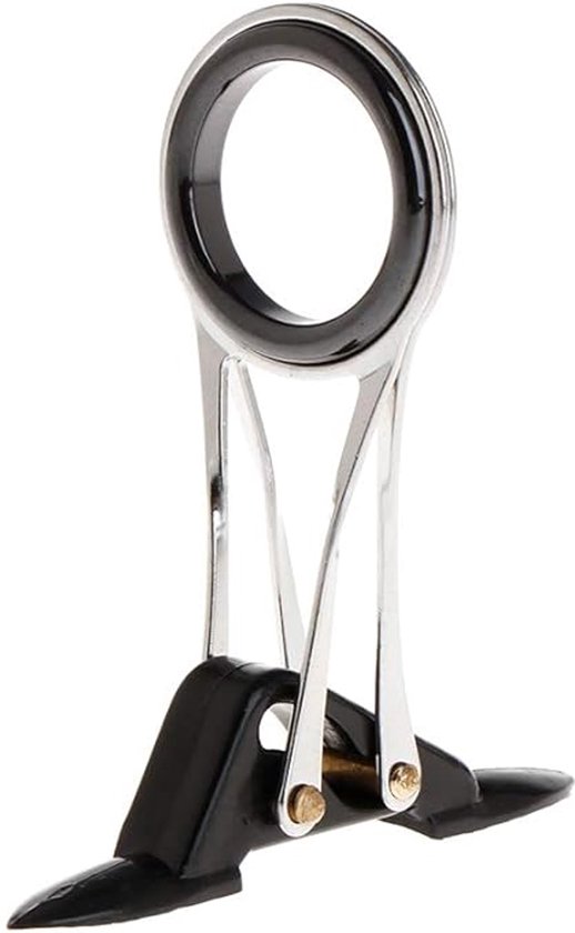 Hengelgeleider, hengellijngeleider, bovenring, opvouwbare roestvrijstalen telescopische DIY oogring reparatieset, vervangingsonderdelen voor hengelsport, binnendiameter 23 cm van Merkloos — afbeelding 4