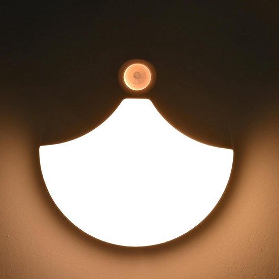 Antieke wandlamp goud IP44 met bewegingsmelder - Capital