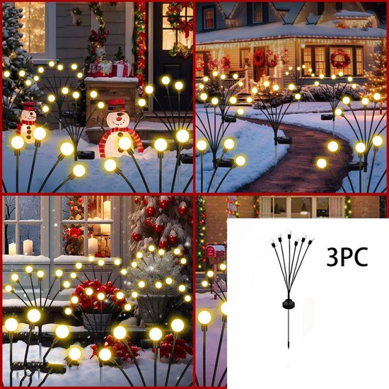 SolarLights™ Kerstdecoratie Patio Verlichting