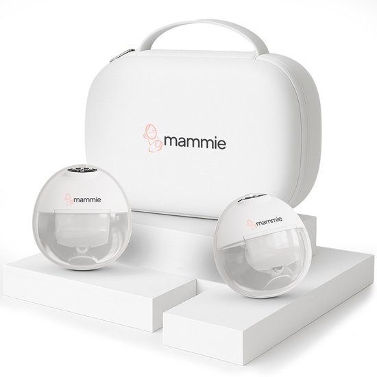 MAMMIE Dubbele Draadloze Elektrische Borstkolf - met Timerfunctie - Handsfree & Draagbaar - BPA vrij