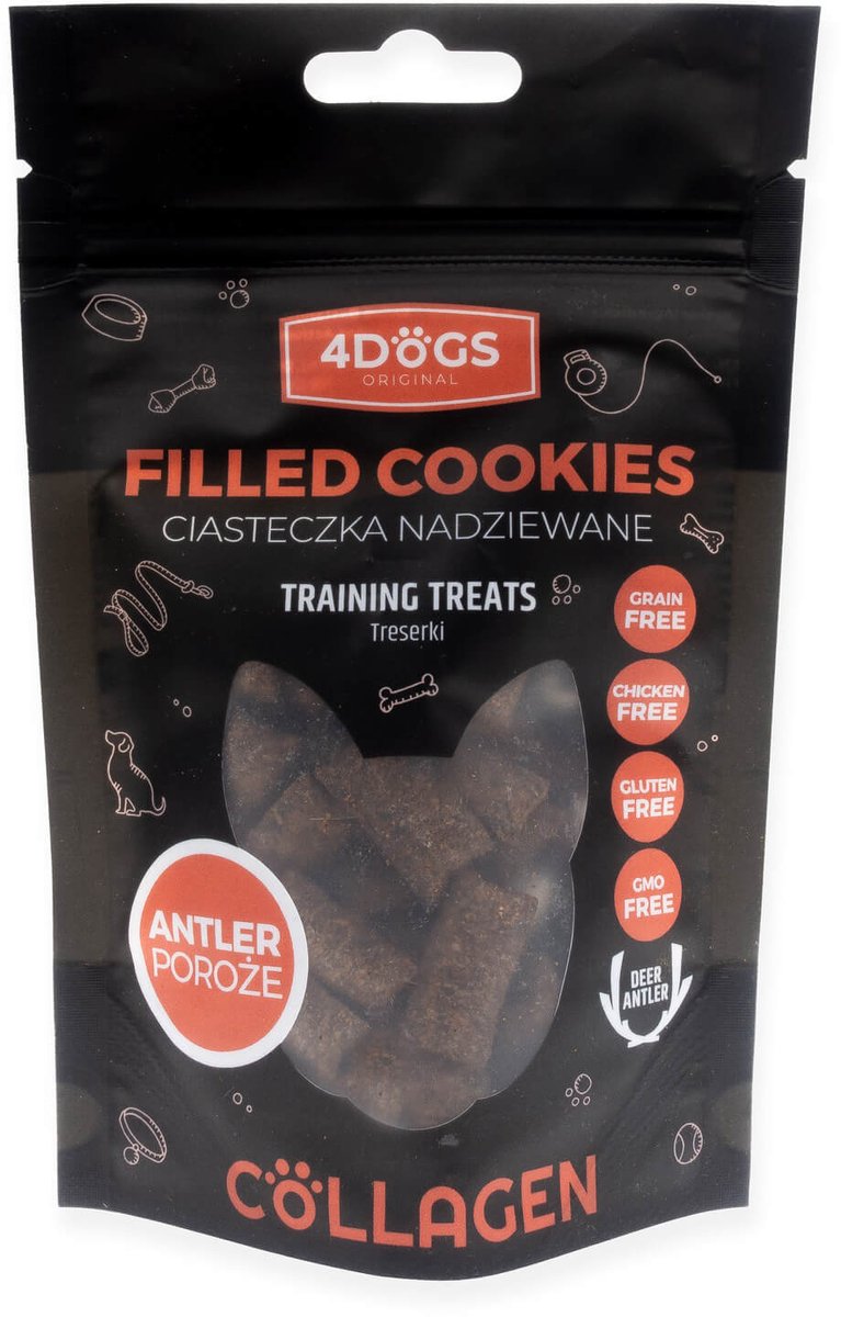 4DOGS – Hondensnack – Trainingssnacks – 60 g – Belonend