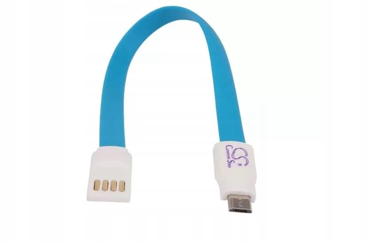 Universele Magnetische Micro USB Kabel - 20cm Blauw