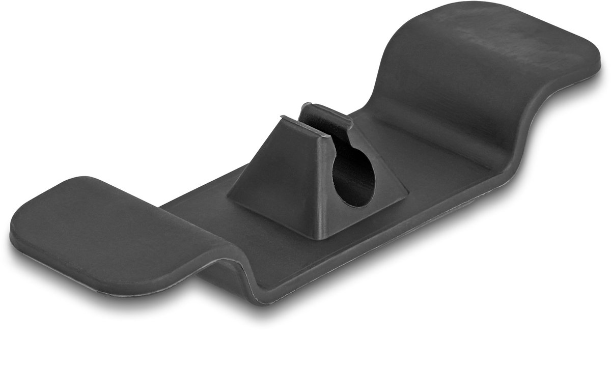 Delock Cable holder Clip self-adhesive set 3 pieces black