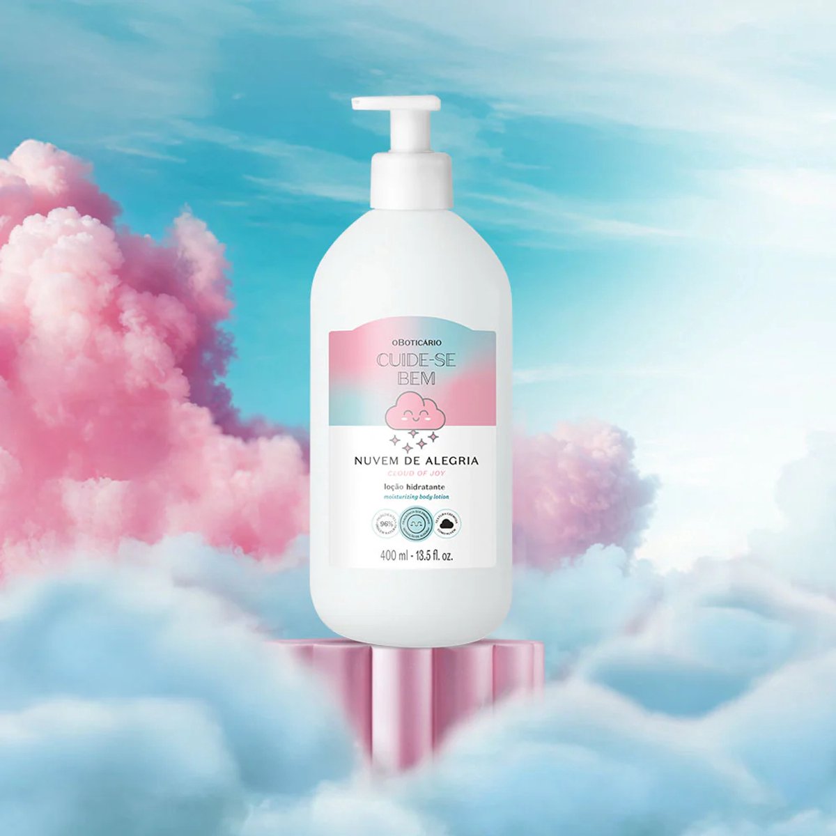 Cuide-se Bem Nuvem de Alegria Body Lotion,400ml