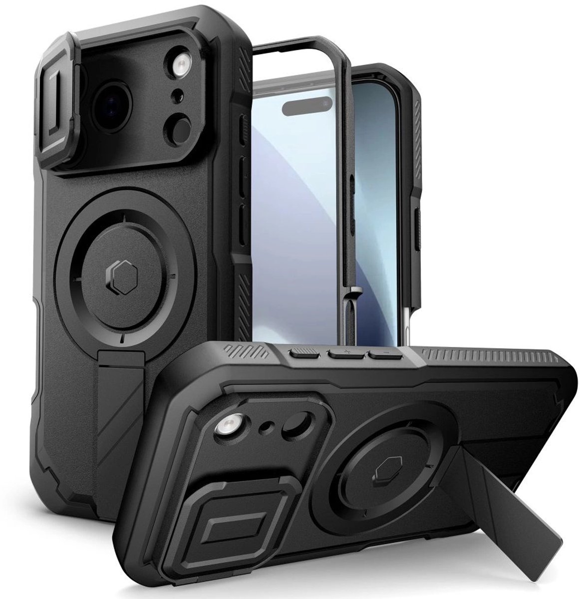 Tech-Protect Kevlar Magsafe-Hoesje Voor Iphone 17 Pro Max Bescherming