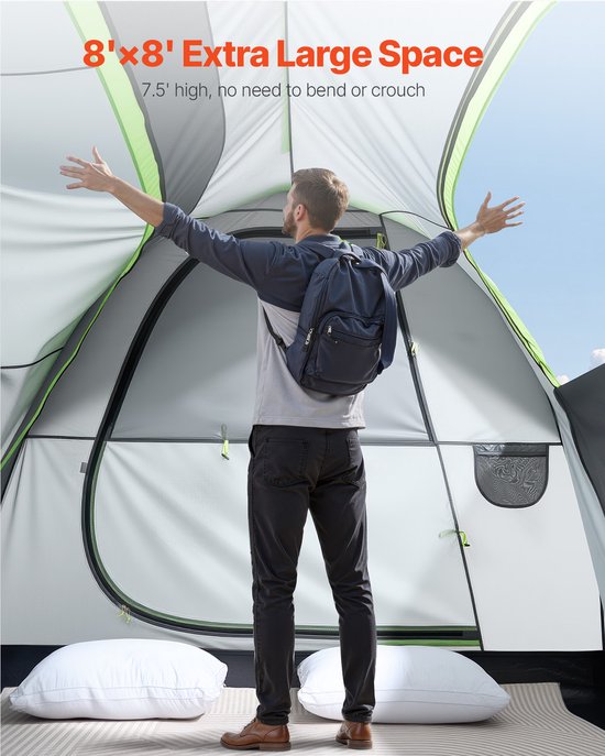 VEVOR Kampeertent SUV Buitentent met 2 Deuren Waterdicht 240x240cm Autotent van Merkloos — afbeelding 2