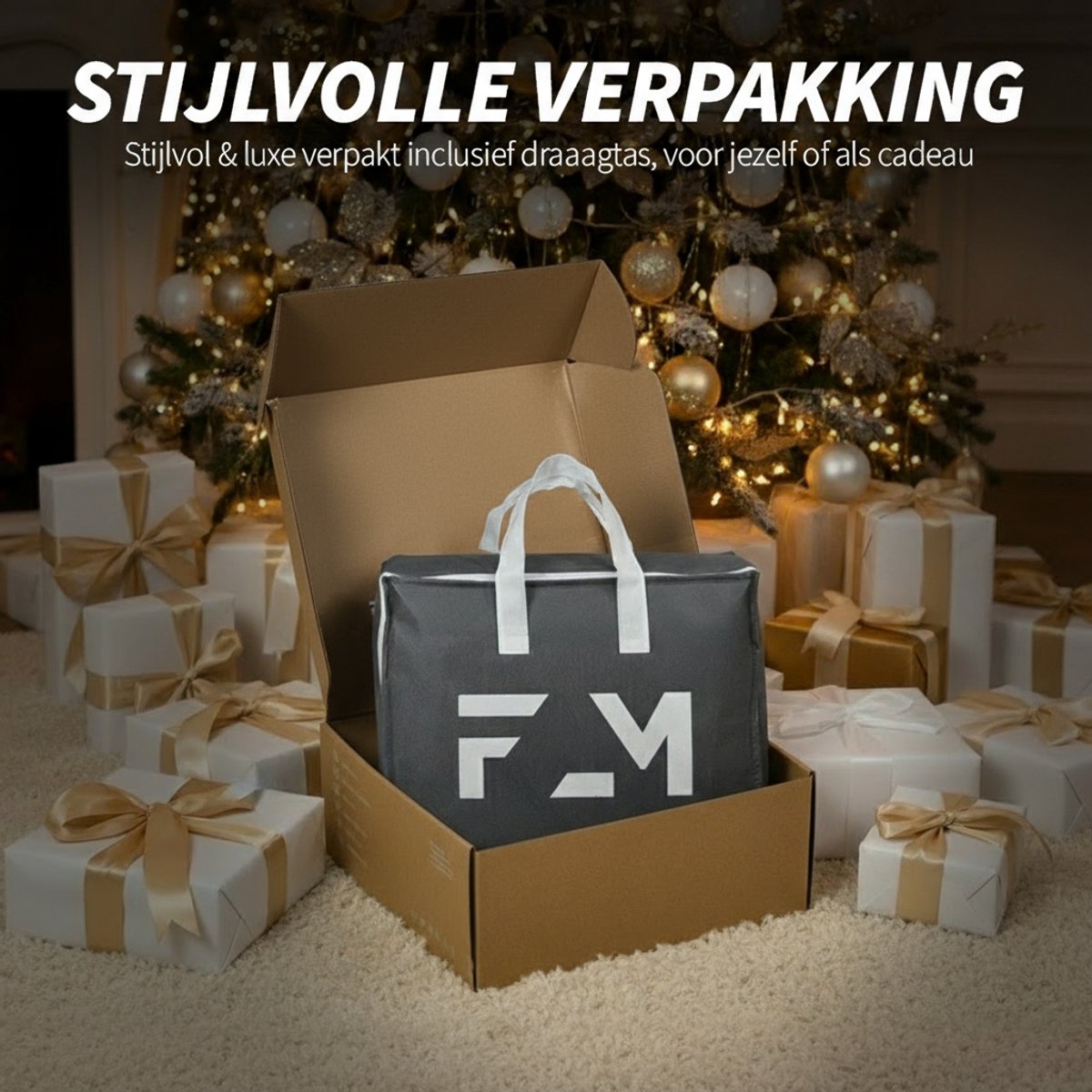 FlowMotion Elektrische Warmtedeken 180x130cm Bruin/Wit - afbeelding 3