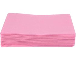 EGoods - Set van 20 waterdichte en oliebestendige lakens voor massagetafel in roze kleur voor schoonheidssalon, spa, tattoo, massagetafel hotels