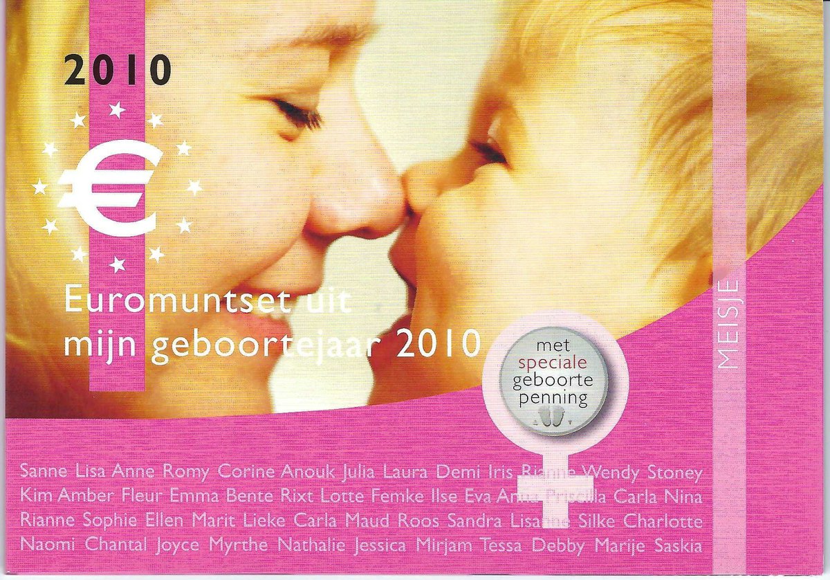 Geboorteset baby meisje 2010