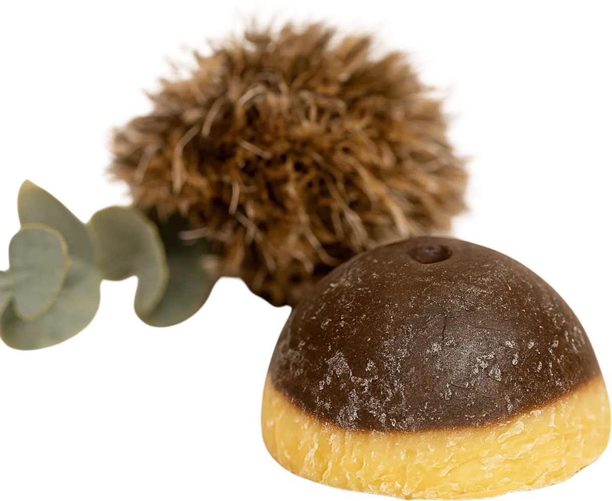 RNCosmetics – Patchouli & Ceder Zeep – Kalmerende & Verzachtende Doucheroutine voor Gevoelige Huid, Psoriasis & Eczeem – Hydraterende Kruidenformule met Cederhout- & Patchouli-Oliën – Handgemaakt, Natuurlijk & Voedend