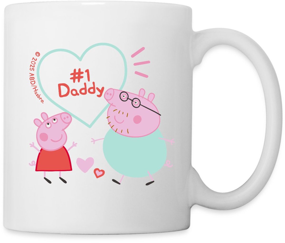 Peppa Pig Design Peppa Met Papa Pig Mok