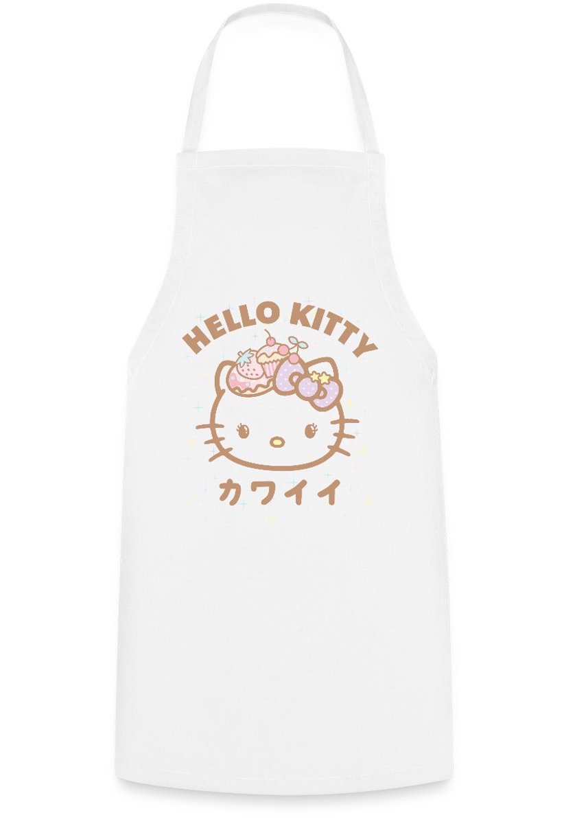 Hello Kitty Kawaii Stijlen Met Sterren Keukenschort