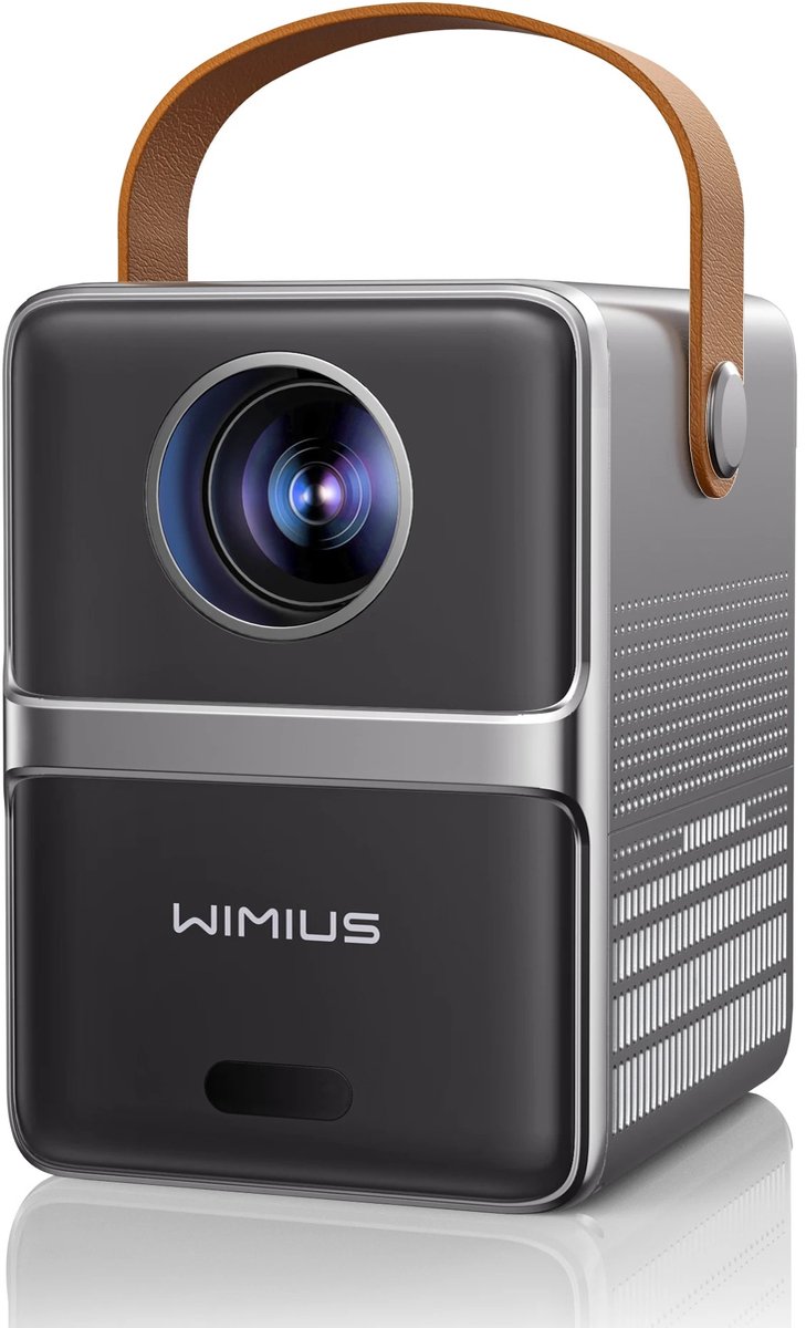 Milova Beamer - Projector - Draagbaar - Thuisbioscoop - Buetooth en WiFi - Full HD - Mini beamer