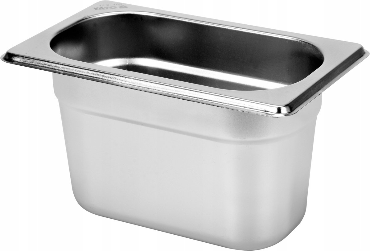Gastronorm Bak 1/9 100mm RVS - 1.0L