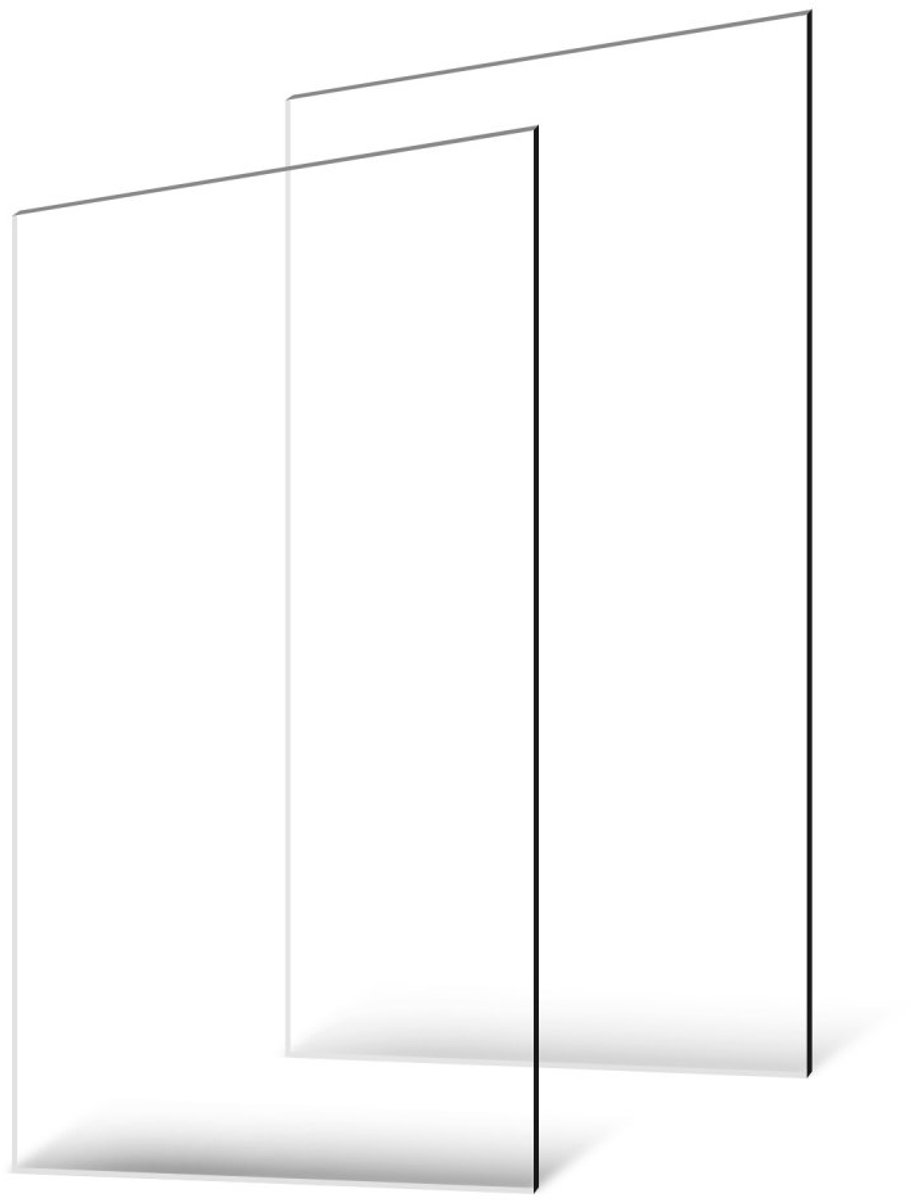 Acrylplaten (Acrylaatplaten) - Set van 2 - Formaat 61 x 121,9 cm - 3 mm Dik - Gegoten - Makkelijk te Snijden - Helder