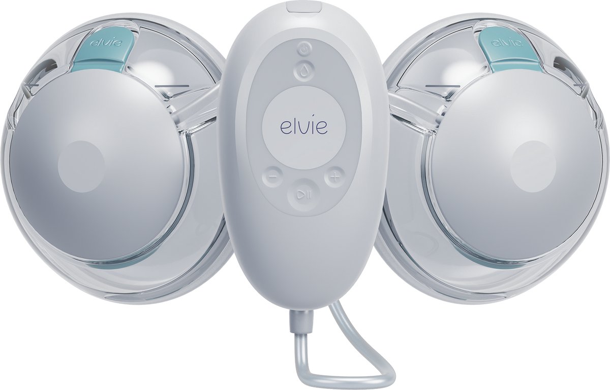 Elvie® Stride 2 - Elektrische borstkolf – Dubbele handsfree borstkolf die Stil & Krachtig is - Kolfapparaat van ziekenhuiskwaliteit die past in bh - Incl. verschillende tepelmaten
