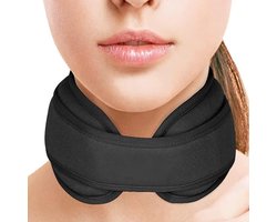 Multifunctioneel herbruikbaar - Warm en koud kompres voor de nek - Stressverlichting - Nekkoelpak - Zwart