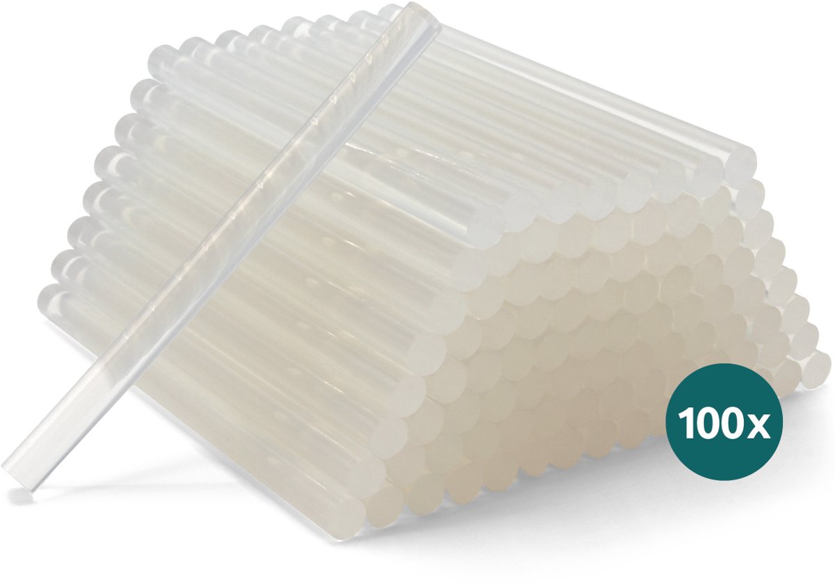 George Napoli Lijmpatronen – 100 Stuks – 11mm x 100mm – Universele Lijmsticks voor Hobby, Reparatie & Knutselen