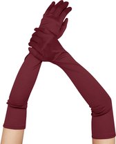 Gants longs pour femmes - gants extra longs en satin extensible - gants de fête vintage pour femmes - gants de mariée - adaptés aux mariées, mariage, opéra, thé, fête