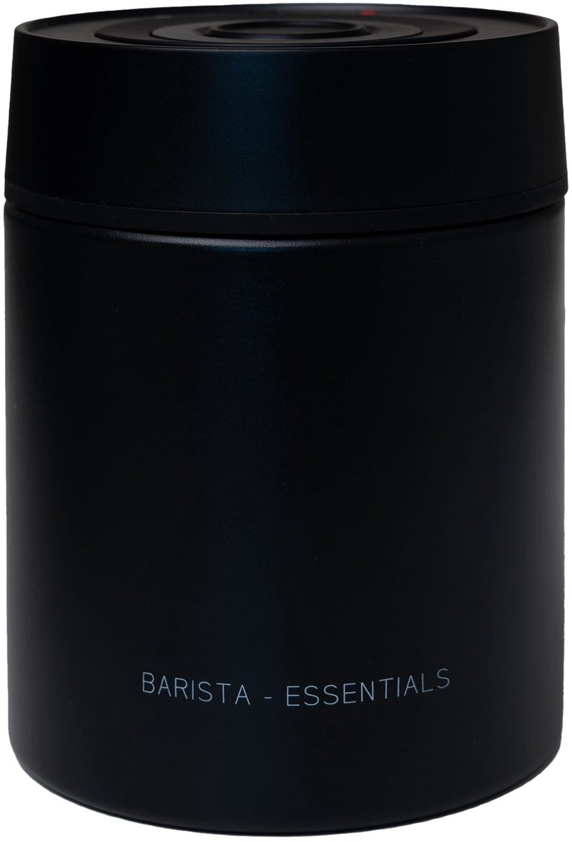 Vacuum Coffee Canister - Lite / 250 grams / RVS - Zwart