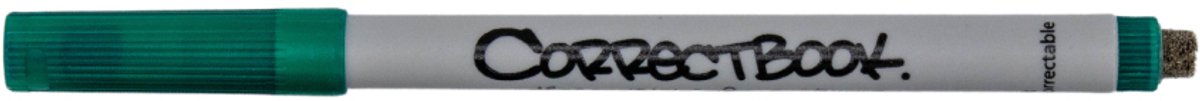 Correctbook Pen - Fineliner Groen - 0.6mm - Voor uitwisbaar notitieboek