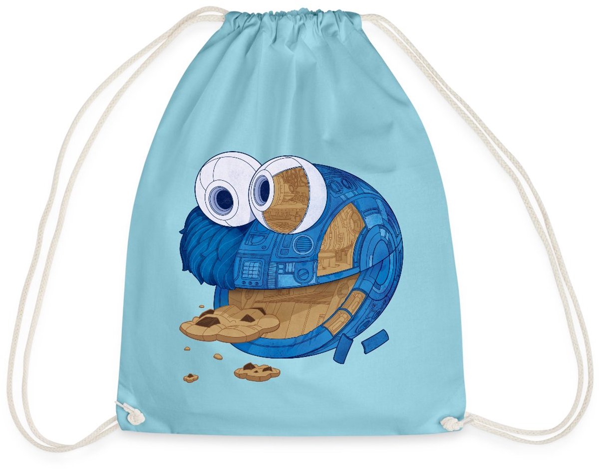 Sesamstraat Koekiemonster Machine Gymtas