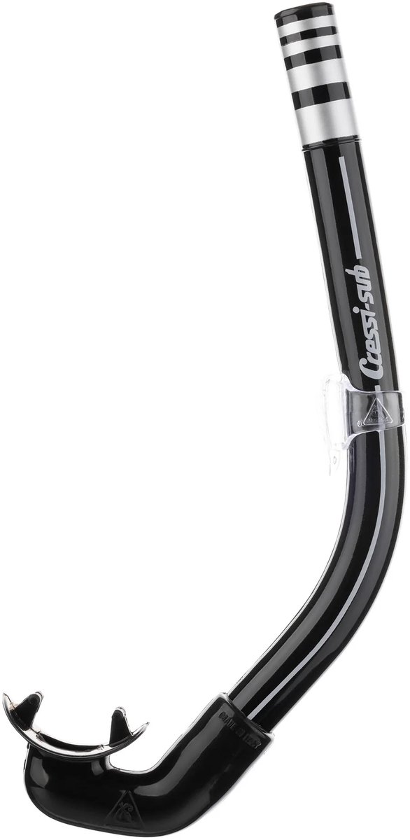 Cressi America Classic Duik Snorkel Zwart