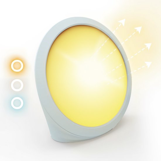 Daglichtlamp 10.000 Lux - Daglichttherapie - Brengt Natuurlijk Daglicht naar Binnen - Bureaulamp - Hobby - Rond - Staand - Tafellamp - Daylight - Silvergear