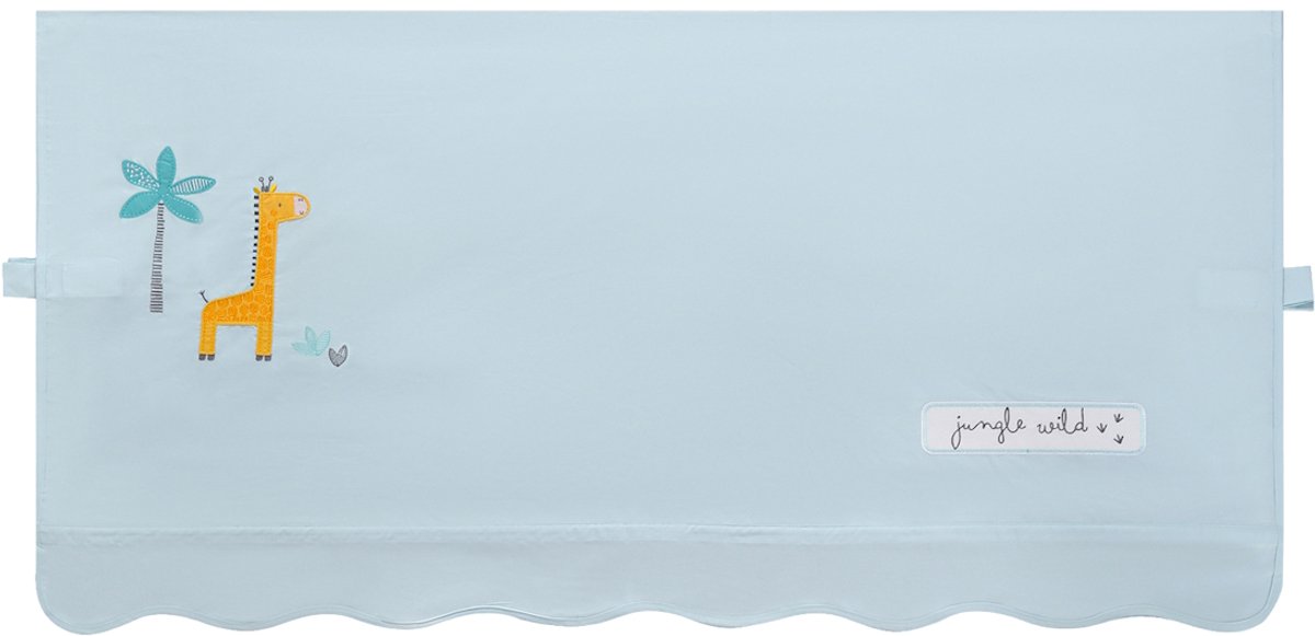 Kukka Giraffe Blue Luifel voor 70 x 140 cm Houten Huisbed Blauw