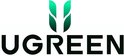 UGREEN logo met een groene, abstracte boomvorm erboven.
