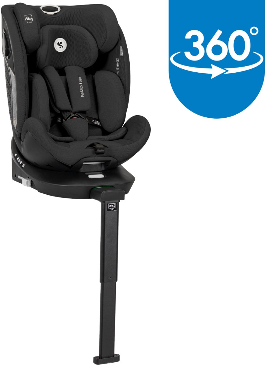 Lorelli Perseus Black 40-150 cm 360° i-Size Autostoel