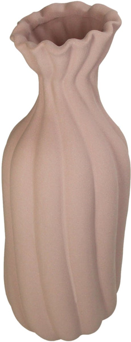 HD Collection Vase Stoneware Pink 15x15x39.5cm
