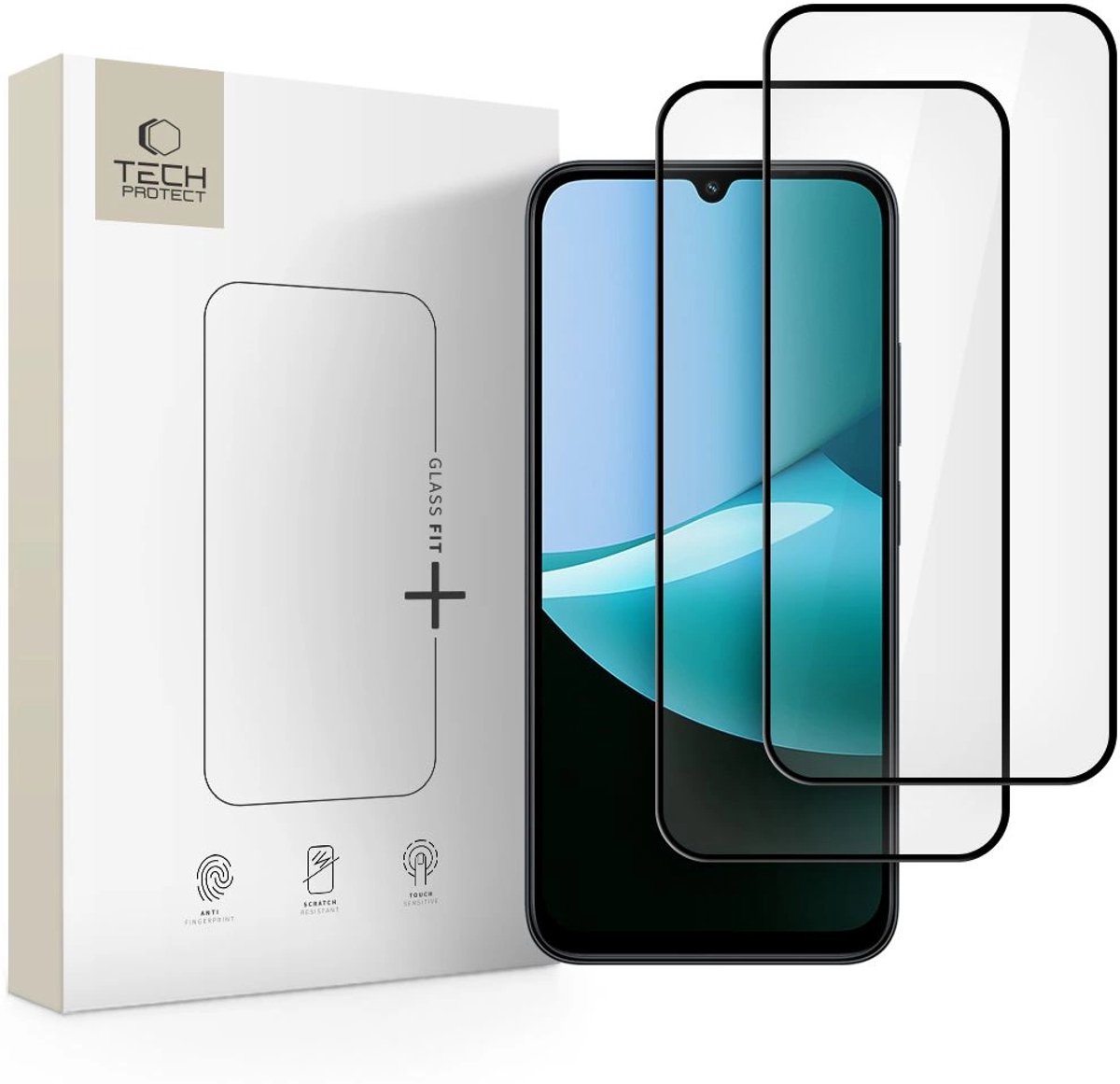 Tech-Protect Gehard Glas Voor Xiaomi Redmi 15C Poco C85 2-Pack Bescherming