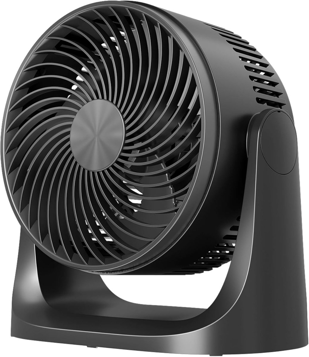 SNJY® Tafelventilator - Draagbare Ventilator - Bureau Ventilator - 220 V - Zwart